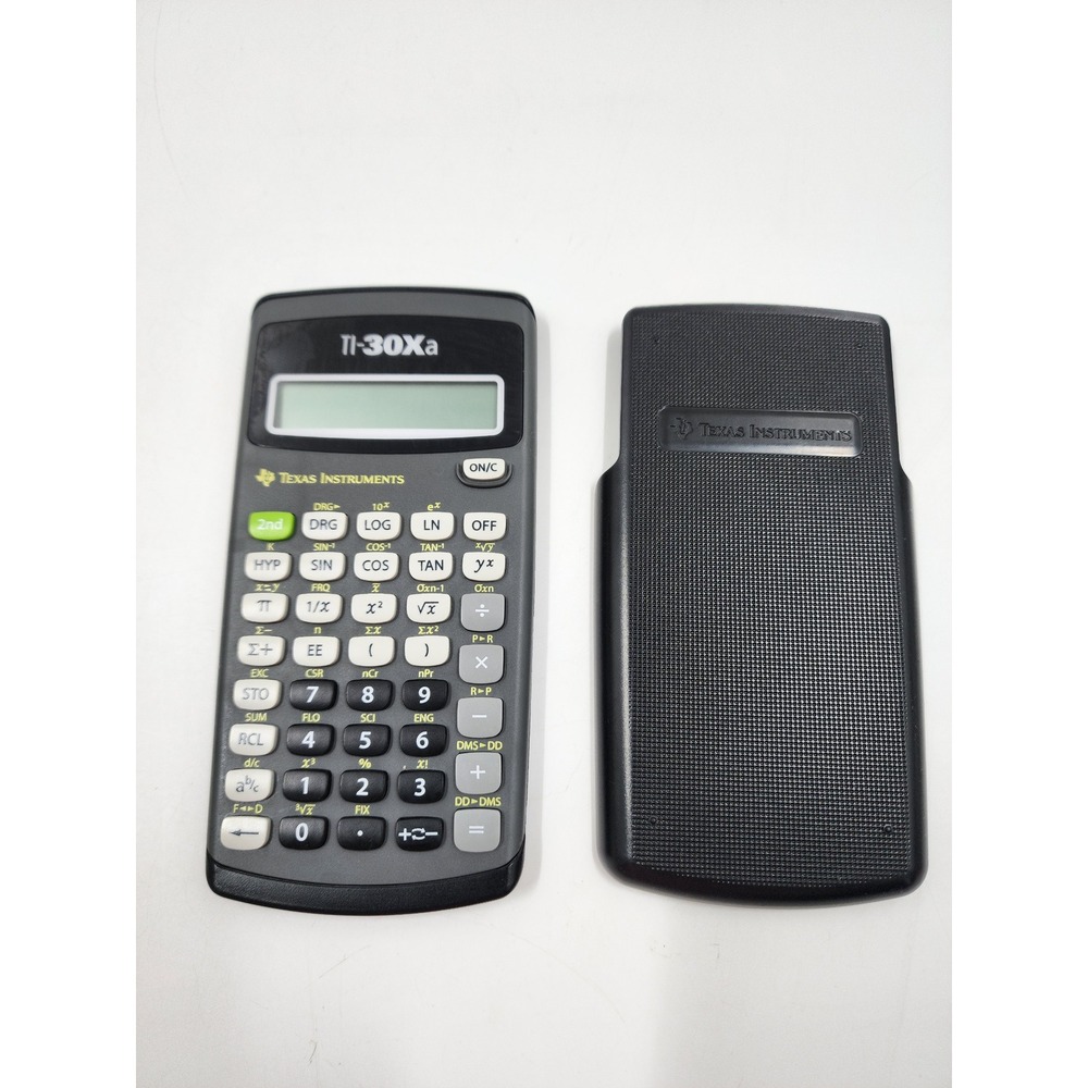 Texas Instruments TI-30Xa Scientific Calculator with Slide Case Black
